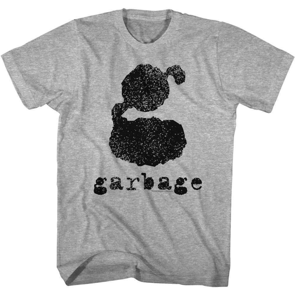 Garbage Logo Short Sleeve T-Shirt - Gray